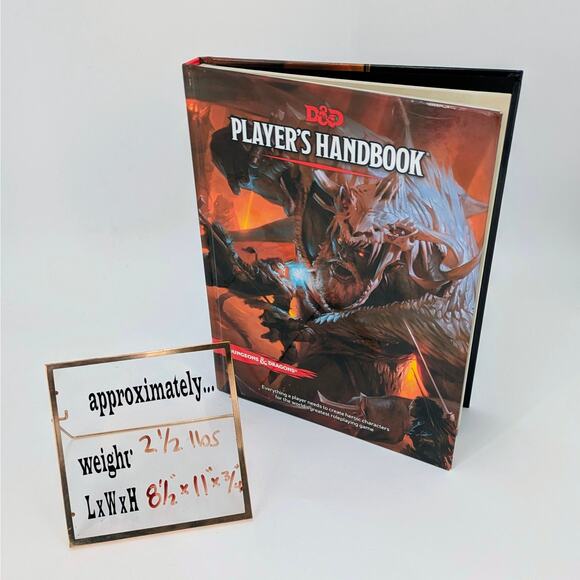 Dungeons & Dragons Player's Handbook 5th Ed D&D Roleplay Game Rules Playbook New - Picture 12 of 16